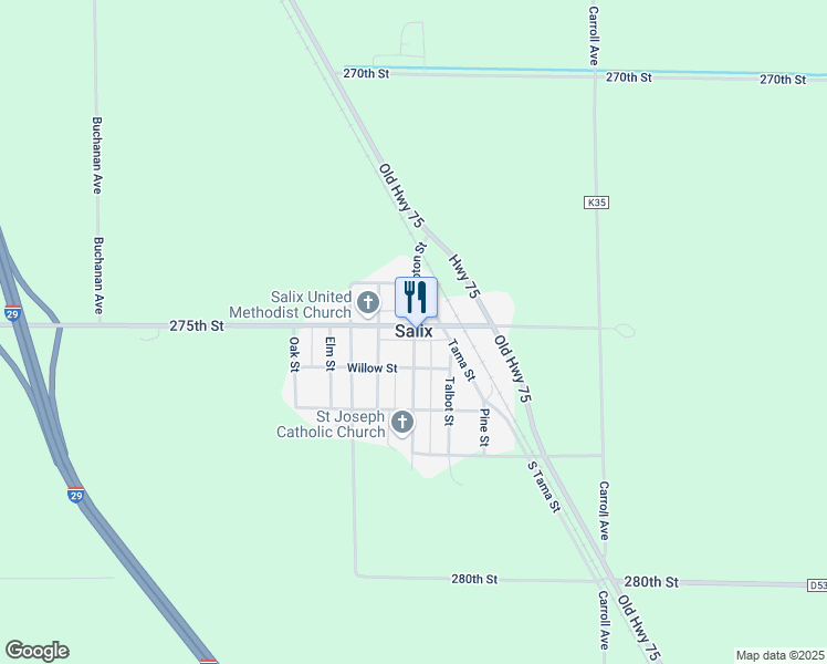 map of restaurants, bars, coffee shops, grocery stores, and more near 312-398 Tipton Street in Salix