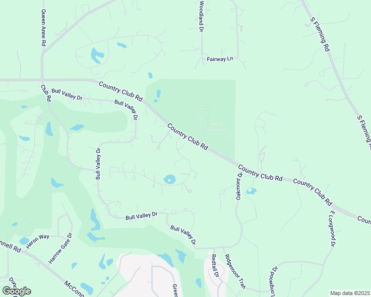 map of restaurants, bars, coffee shops, grocery stores, and more near 10415 Country Club Road in Woodstock