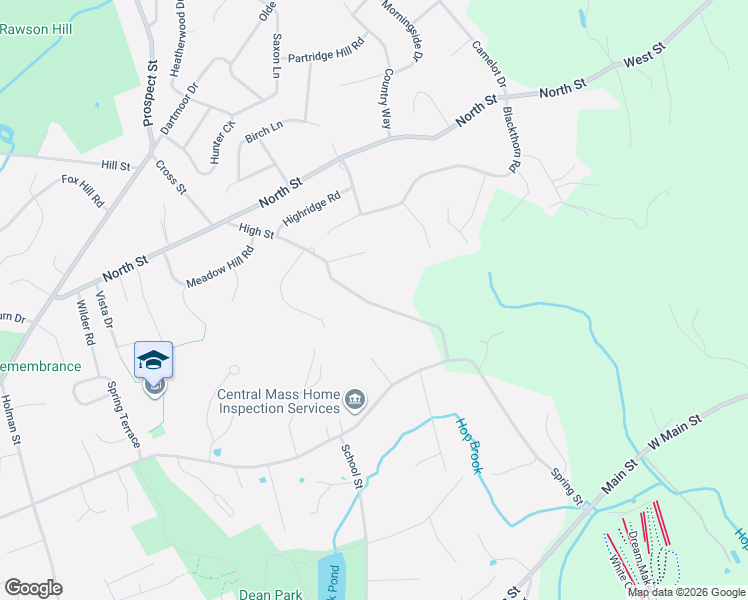 map of restaurants, bars, coffee shops, grocery stores, and more near 46 High Street in Shrewsbury