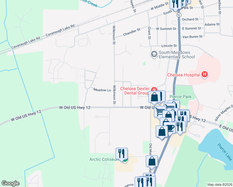 map of restaurants, bars, coffee shops, grocery stores, and more near 508 Lane Street in Chelsea