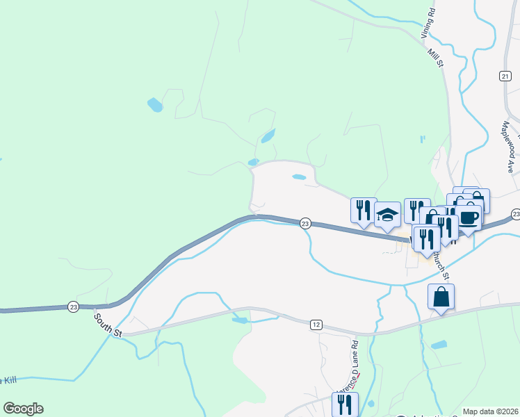 map of restaurants, bars, coffee shops, grocery stores, and more near 63-87 Hickory Hill Road in Windham