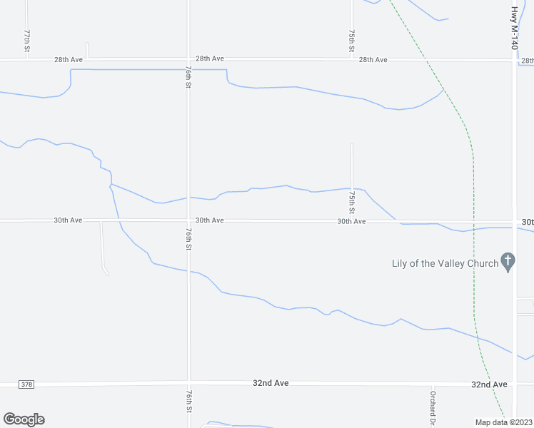 map of restaurants, bars, coffee shops, grocery stores, and more near 75526 30th Avenue in Covert