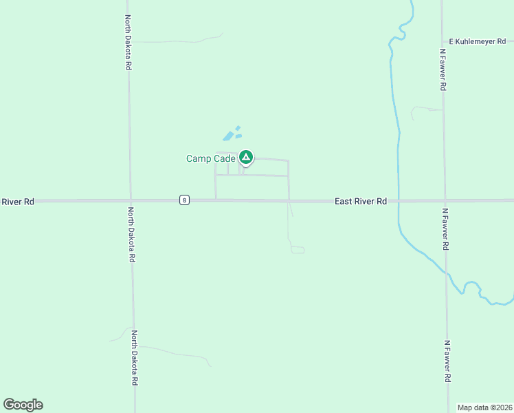 map of restaurants, bars, coffee shops, grocery stores, and more near 4407 East River Road in Ridott