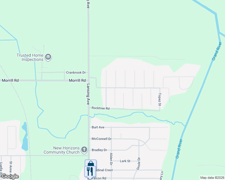 map of restaurants, bars, coffee shops, grocery stores, and more near 5147 South Granite Street in Jackson