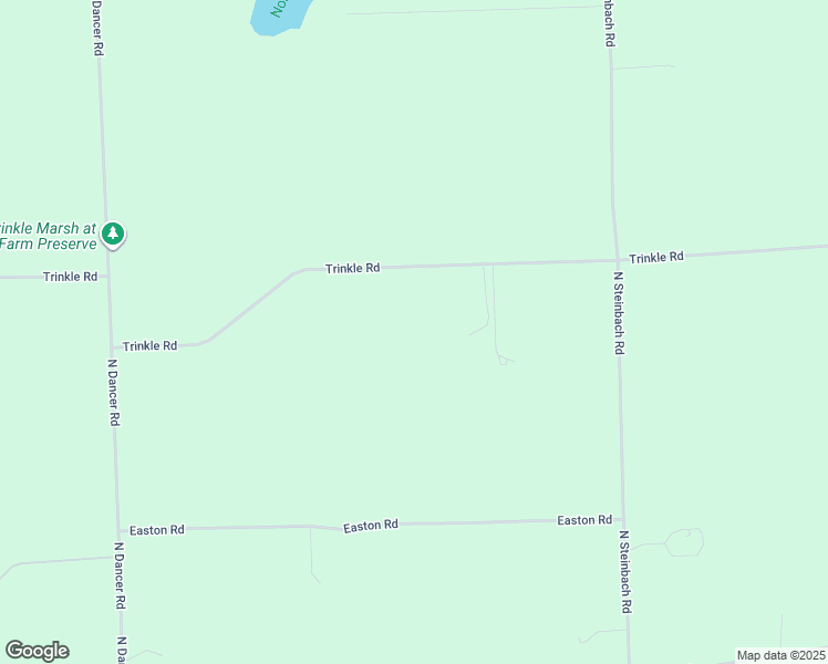 map of restaurants, bars, coffee shops, grocery stores, and more near 9811 Trinkle Road in Dexter