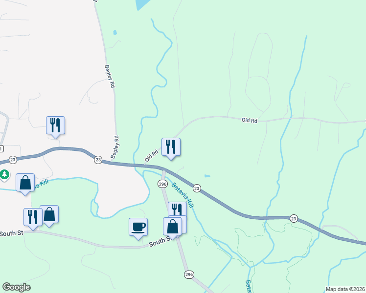 map of restaurants, bars, coffee shops, grocery stores, and more near 48 Old Road in Windham