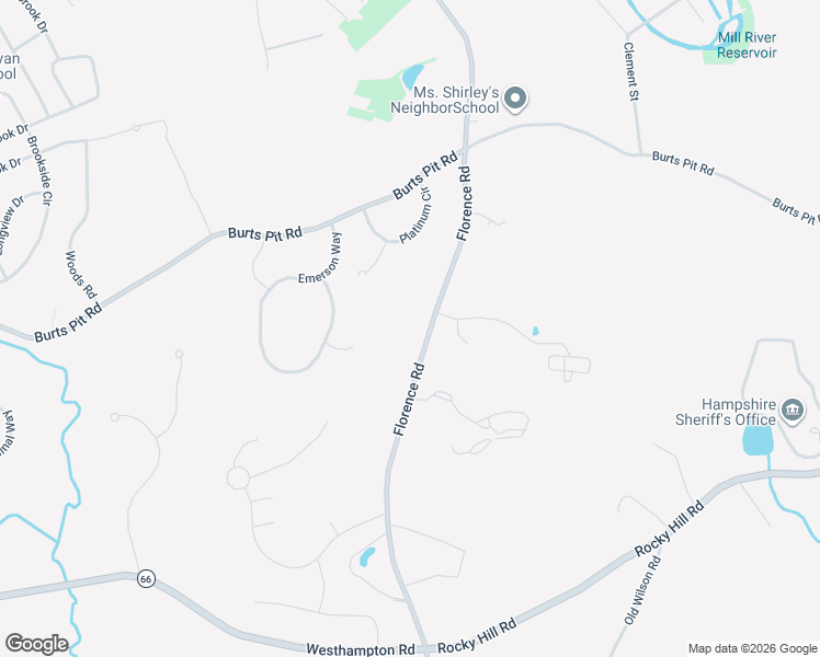 map of restaurants, bars, coffee shops, grocery stores, and more near 601 Florence Road in Northampton