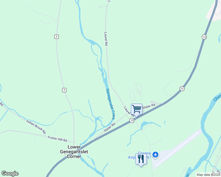 map of restaurants, bars, coffee shops, grocery stores, and more near 263-265 Laurel Rd in Greene