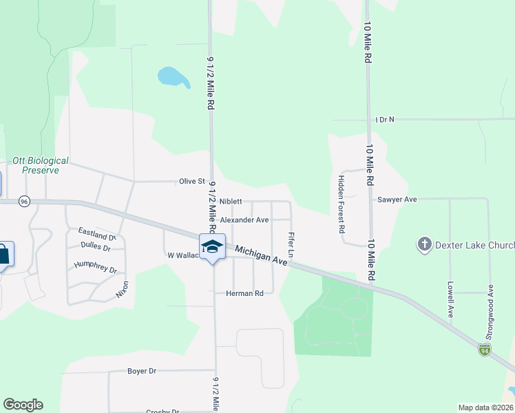 map of restaurants, bars, coffee shops, grocery stores, and more near 232 North Elizabeth Street in Battle Creek