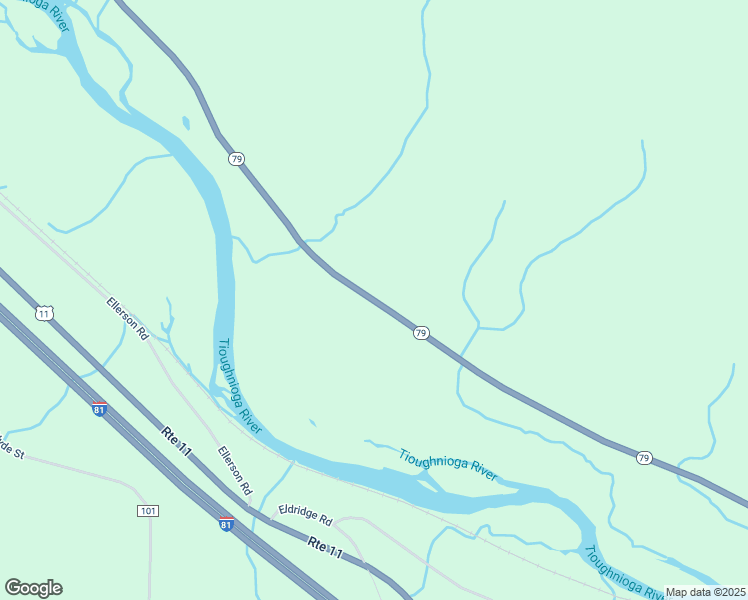 map of restaurants, bars, coffee shops, grocery stores, and more near New York State Bicycle Route 11 in Whitney Point