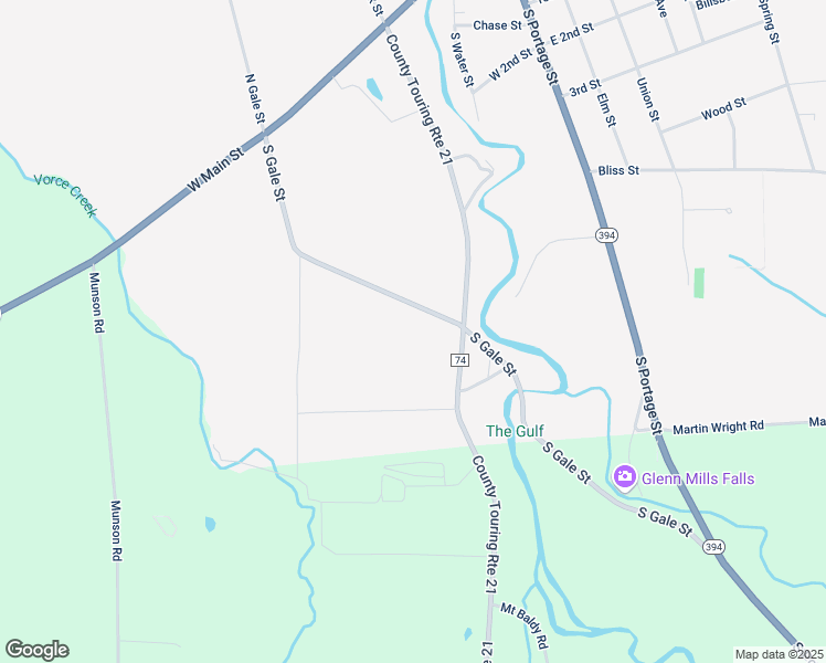 map of restaurants, bars, coffee shops, grocery stores, and more near 108 South Gale Street in Westfield