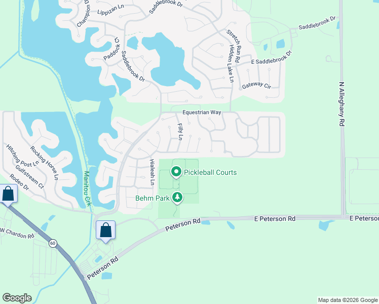 map of restaurants, bars, coffee shops, grocery stores, and more near 802 Trotter Court in Grayslake