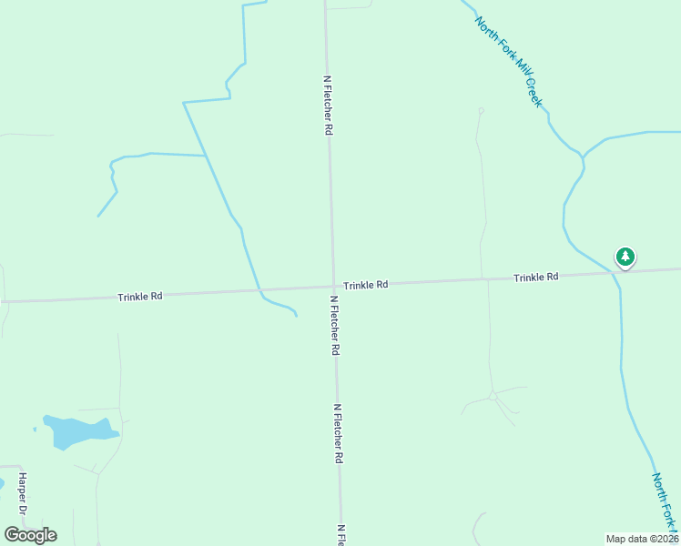 map of restaurants, bars, coffee shops, grocery stores, and more near 1020 North Fletcher Road in Dexter