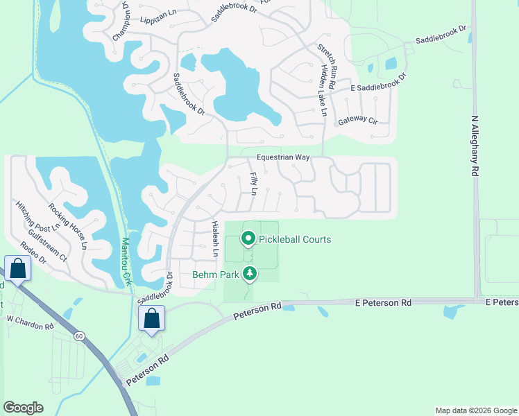 map of restaurants, bars, coffee shops, grocery stores, and more near 802 Trotter Court in Grayslake