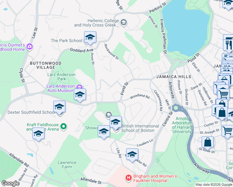 map of restaurants, bars, coffee shops, grocery stores, and more near 14 Neillian Crescent in Boston