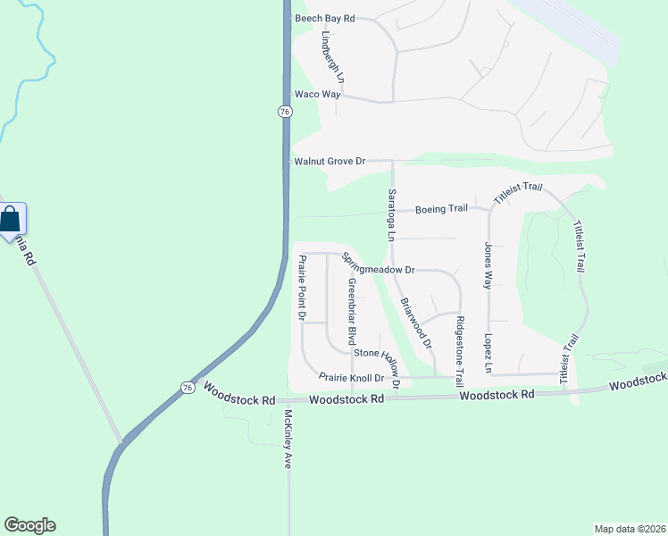 map of restaurants, bars, coffee shops, grocery stores, and more near 468 Stone Hollow Drive in Poplar Grove