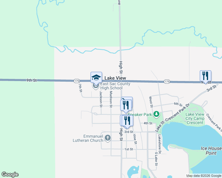 map of restaurants, bars, coffee shops, grocery stores, and more near 800 Madison Street in Lake View
