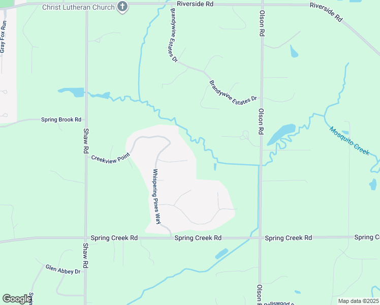 map of restaurants, bars, coffee shops, grocery stores, and more near 780 Creek Bluff Lane in Rockford