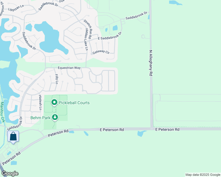 map of restaurants, bars, coffee shops, grocery stores, and more near 1827 Blue Ribbon Lane in Grayslake