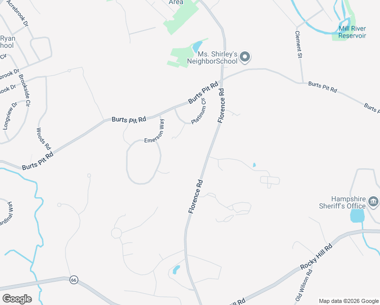 map of restaurants, bars, coffee shops, grocery stores, and more near 601 Florence Road in Northampton