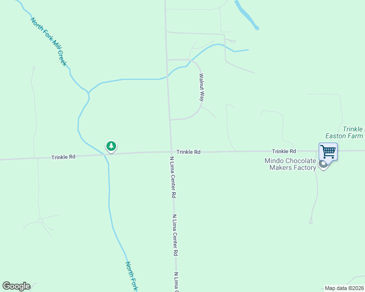 map of restaurants, bars, coffee shops, grocery stores, and more near 11445 Trinkle Road in Dexter