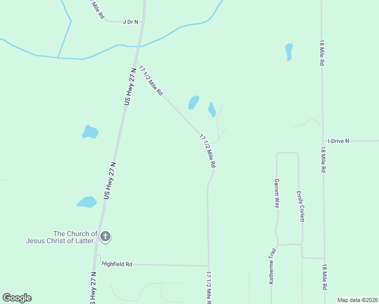 map of restaurants, bars, coffee shops, grocery stores, and more near 16505 17 1/2 Mile Road in Marshall