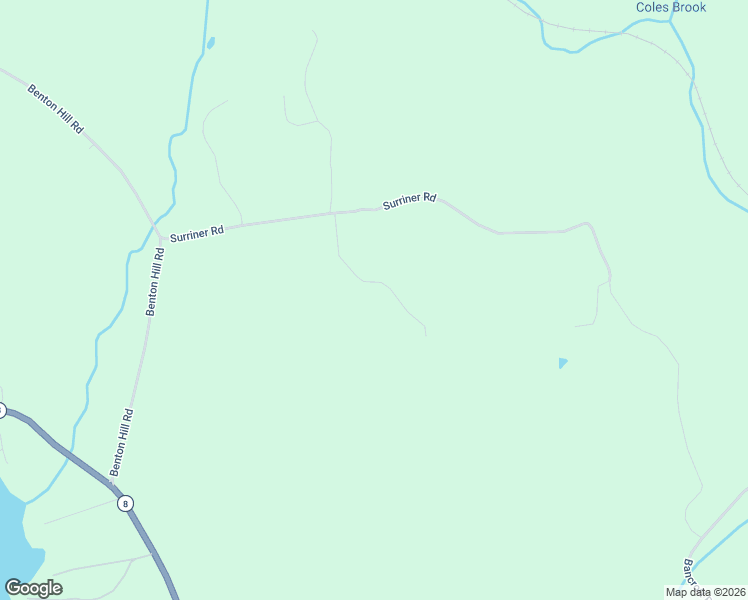 map of restaurants, bars, coffee shops, grocery stores, and more near Surriner Rd in Becket