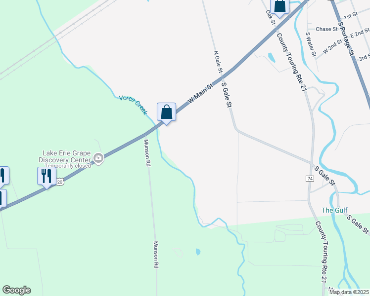 map of restaurants, bars, coffee shops, grocery stores, and more near 232 West Main Street in Westfield