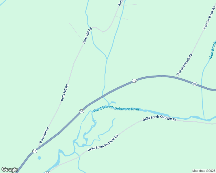 map of restaurants, bars, coffee shops, grocery stores, and more near 48359 New York 10 in Delhi
