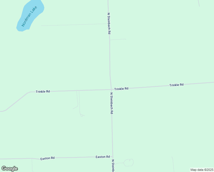 map of restaurants, bars, coffee shops, grocery stores, and more near 1515 North Steinbach Road in Dexter