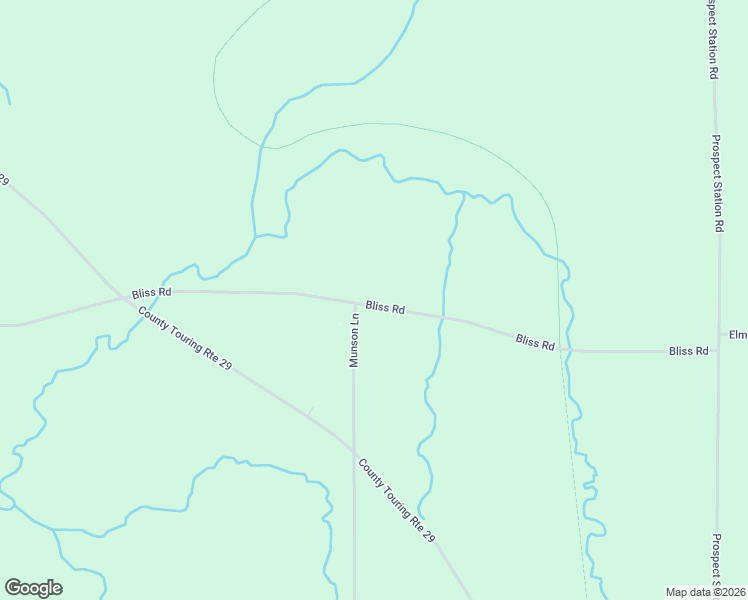 map of restaurants, bars, coffee shops, grocery stores, and more near 6876 Bliss Road in Mayville