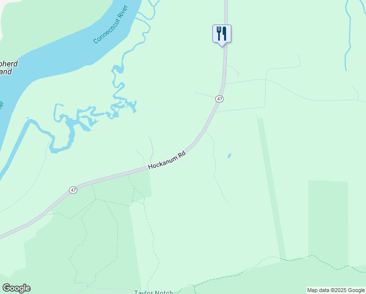 map of restaurants, bars, coffee shops, grocery stores, and more near 15-33 Hockanum Road in Amherst