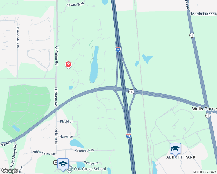map of restaurants, bars, coffee shops, grocery stores, and more near 14172 Buckley Road in Libertyville