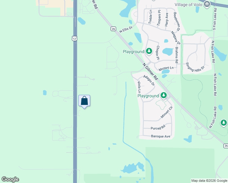 map of restaurants, bars, coffee shops, grocery stores, and more near 1116 Piccolo Lane in Volo