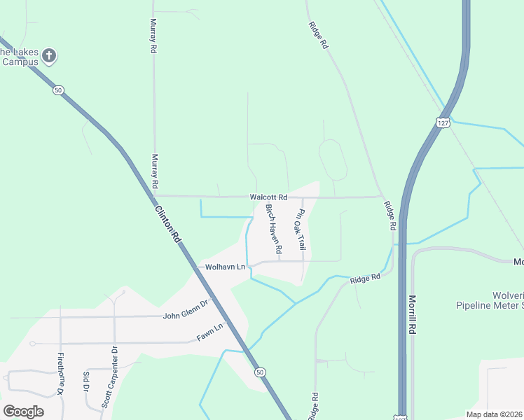 map of restaurants, bars, coffee shops, grocery stores, and more near 4746 Birch Haven Road in Jackson