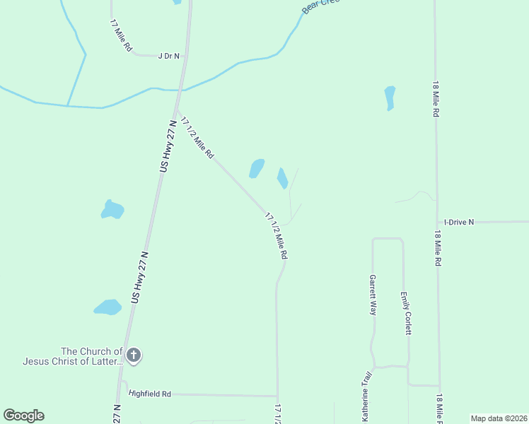 map of restaurants, bars, coffee shops, grocery stores, and more near 16505 17 1/2 Mile Road in Marshall