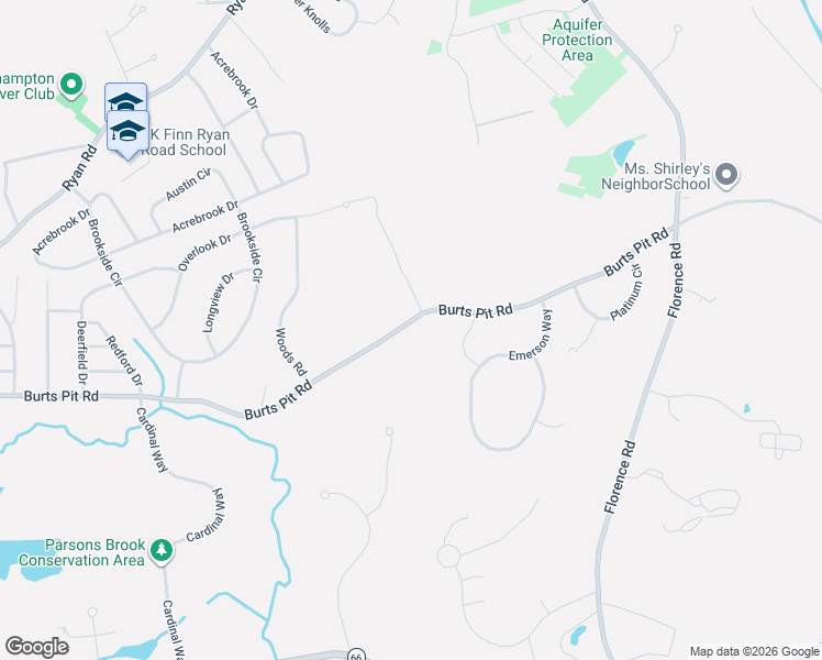 map of restaurants, bars, coffee shops, grocery stores, and more near 798 Burts Pit Road in Northampton