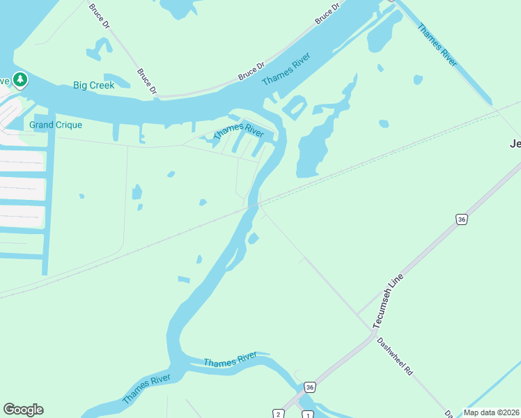 map of restaurants, bars, coffee shops, grocery stores, and more near 24538 Dashwheel Road in Tilbury