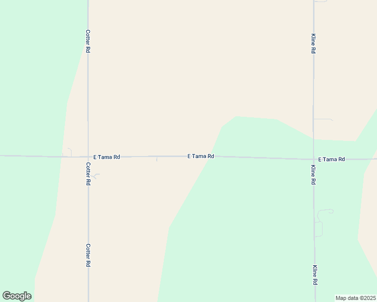 map of restaurants, bars, coffee shops, grocery stores, and more near 5417 East Tama Road in La Porte City