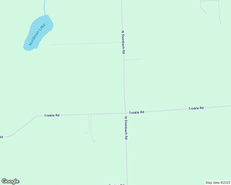 map of restaurants, bars, coffee shops, grocery stores, and more near 1515-1815 North Steinbach Road in Dexter