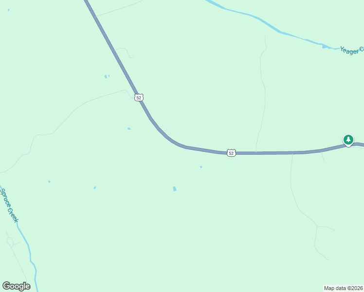 map of restaurants, bars, coffee shops, grocery stores, and more near U.S. 52 in Bellevue