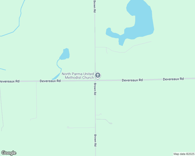 map of restaurants, bars, coffee shops, grocery stores, and more near 11970 Devereaux Road in Parma