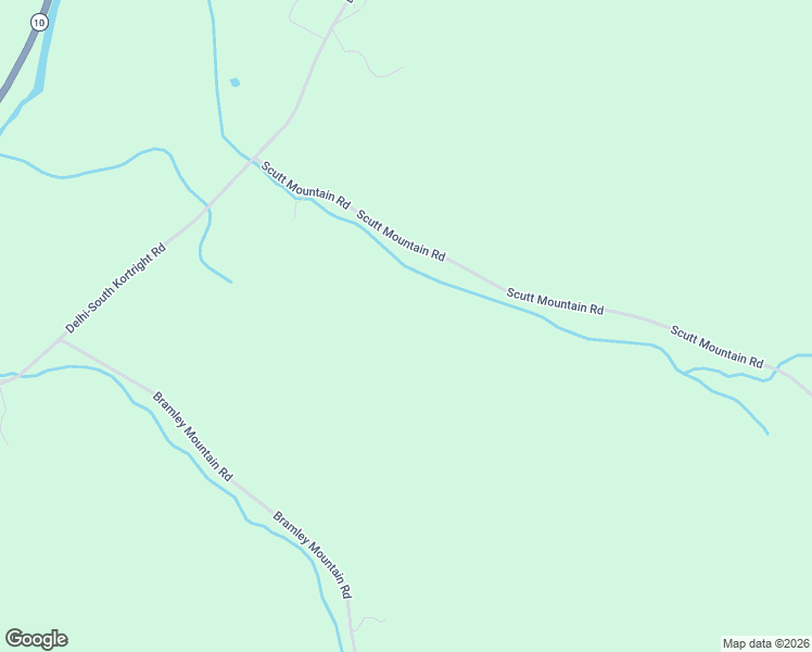 map of restaurants, bars, coffee shops, grocery stores, and more near 554 Scutt Mountain Road in Bloomville