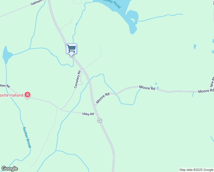 map of restaurants, bars, coffee shops, grocery stores, and more near 380 Barre Road in New Braintree