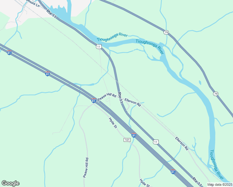 map of restaurants, bars, coffee shops, grocery stores, and more near 2528-2550 New York State Bicycle Route 11 in Whitney Point