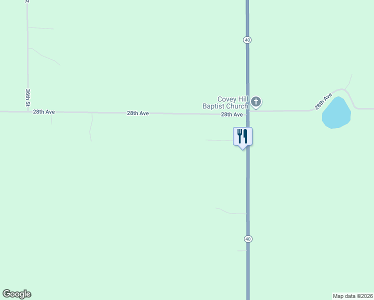 map of restaurants, bars, coffee shops, grocery stores, and more near 34539 28th Avenue in Paw Paw