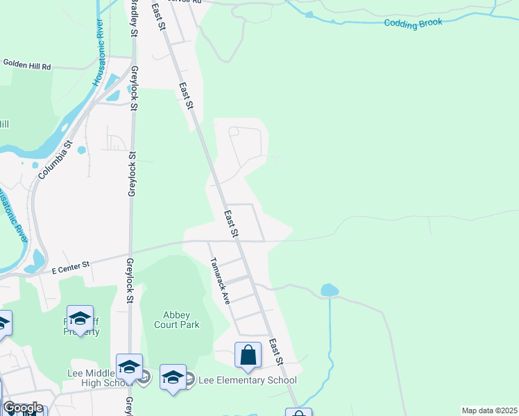 map of restaurants, bars, coffee shops, grocery stores, and more near 60 Maritta Avenue in Lee