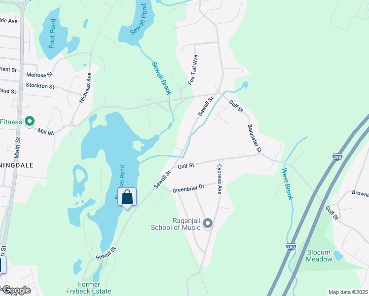 map of restaurants, bars, coffee shops, grocery stores, and more near 70 Sewall Street in Shrewsbury