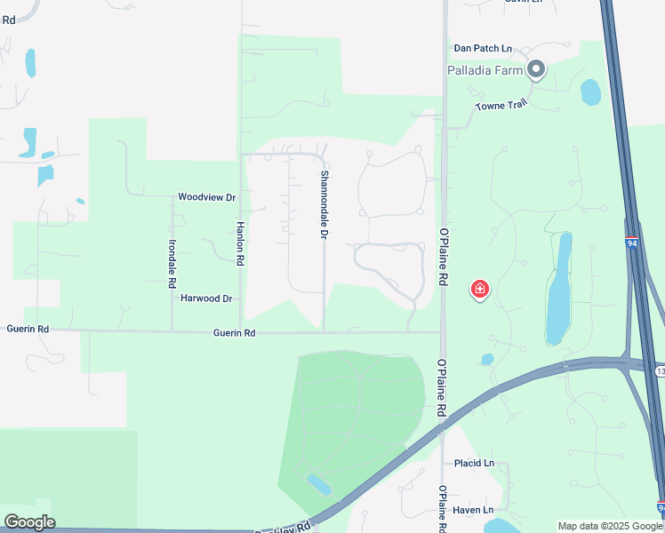 map of restaurants, bars, coffee shops, grocery stores, and more near 2226 Shannondale Drive in Libertyville