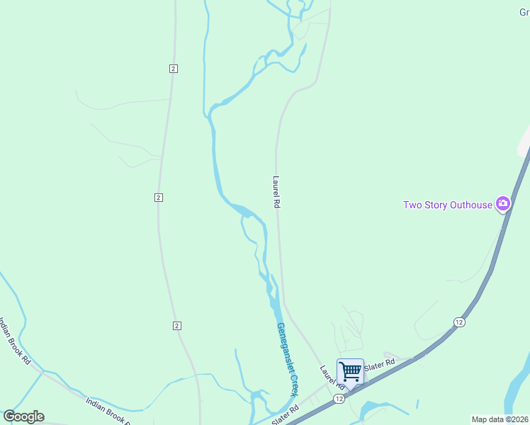 map of restaurants, bars, coffee shops, grocery stores, and more near 229 Laurel Road in Greene